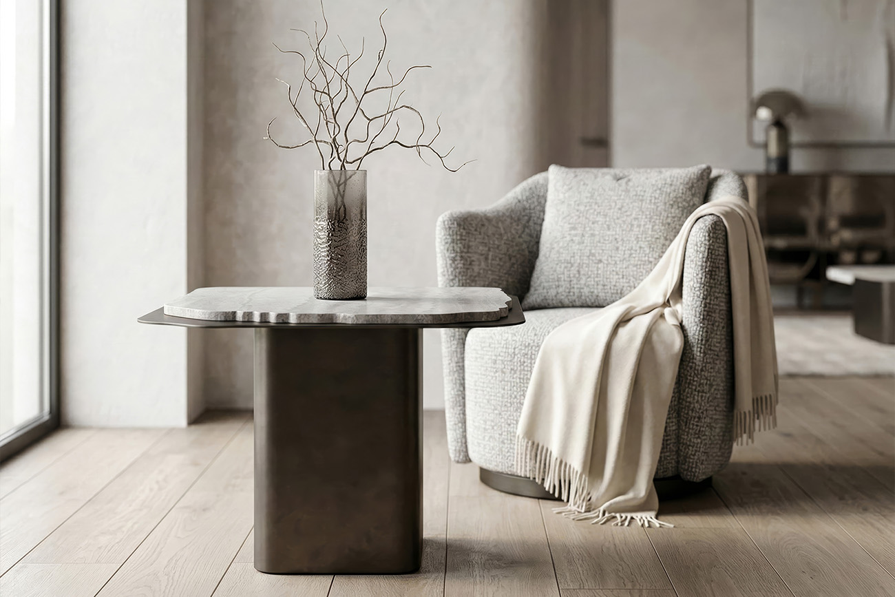 Столик журнальный Травертин (Travertine) 7