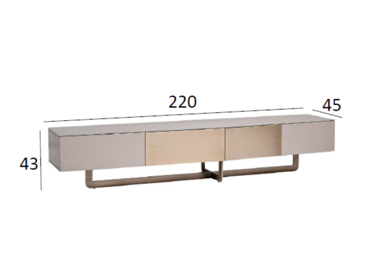 Тумба под телевизор Спейс (Space) с выдвижными ящиками 7