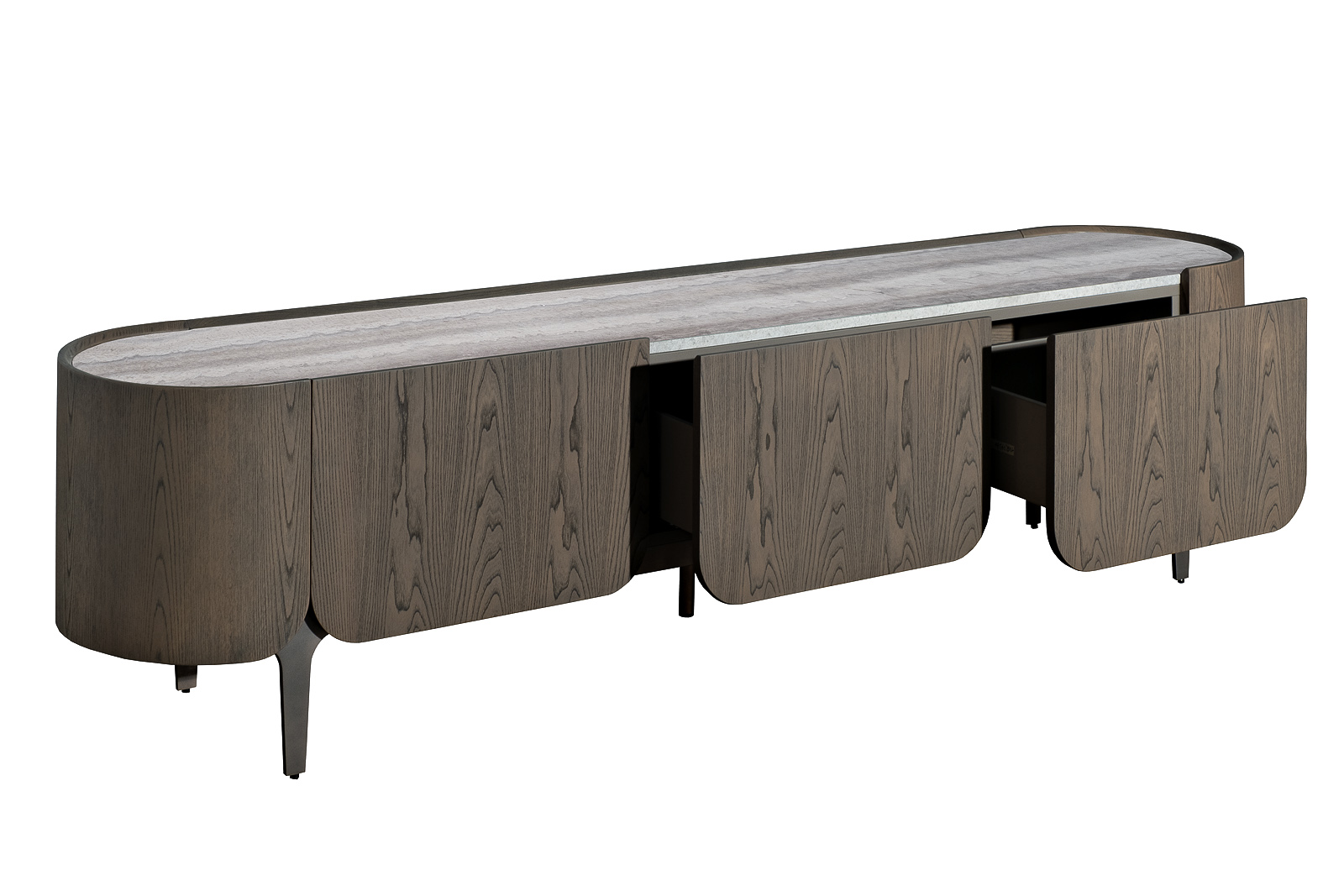 Тумба под телевизор Травертин (Travertine) 3