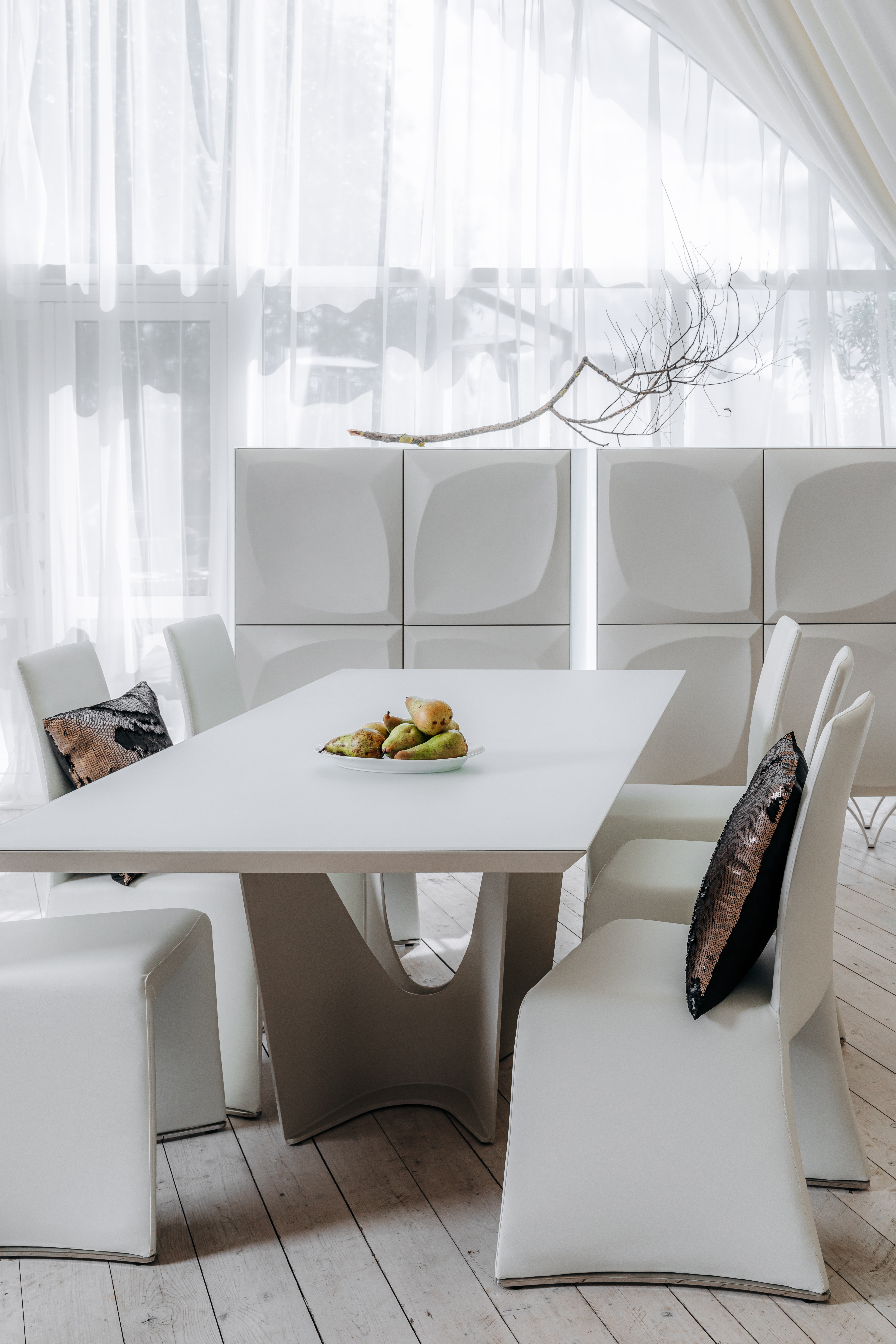 Стол обеденный Квадро (Quadro) белый 6