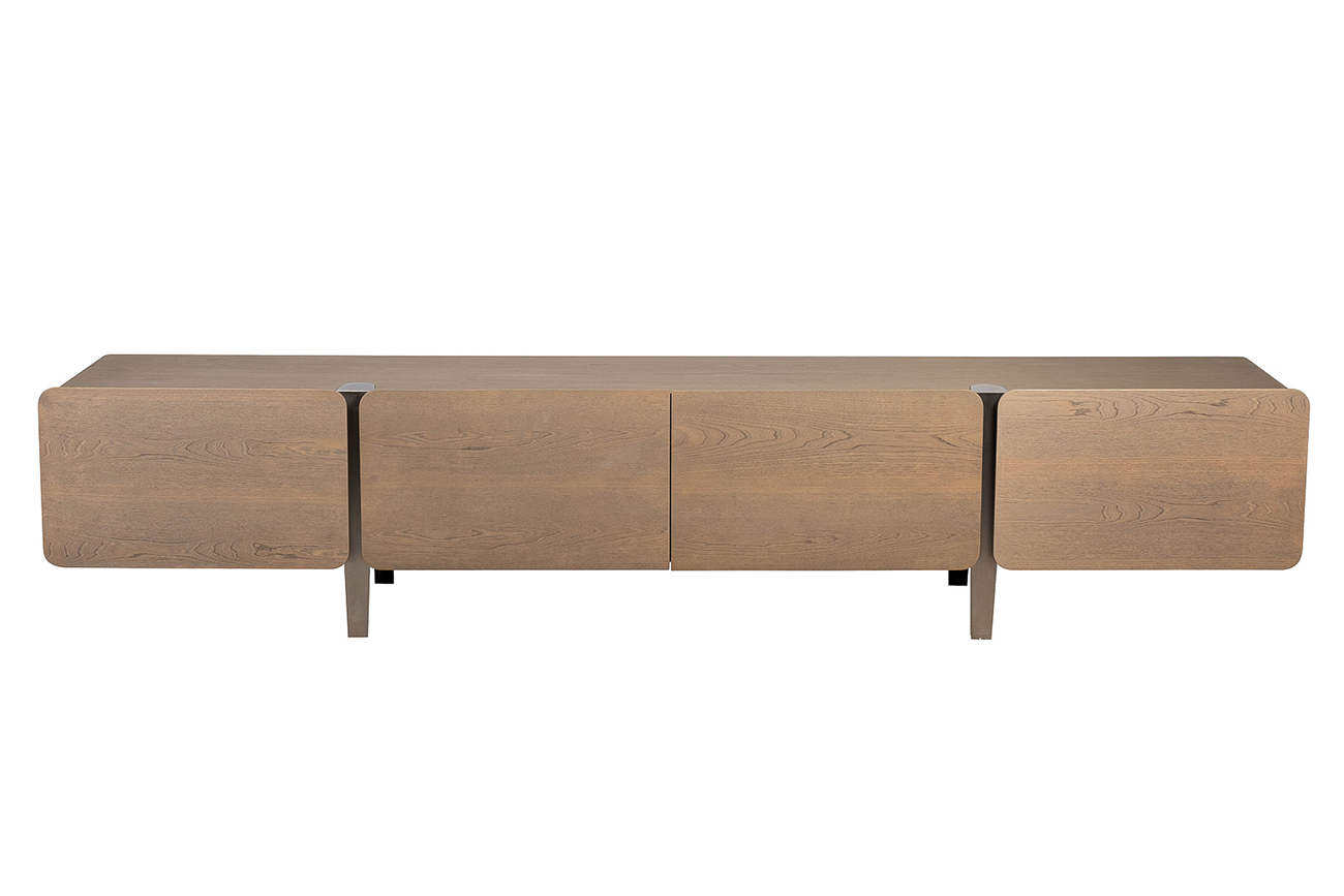 Тумба под телевизор Cмут (Smooth) шпон ясеня 1