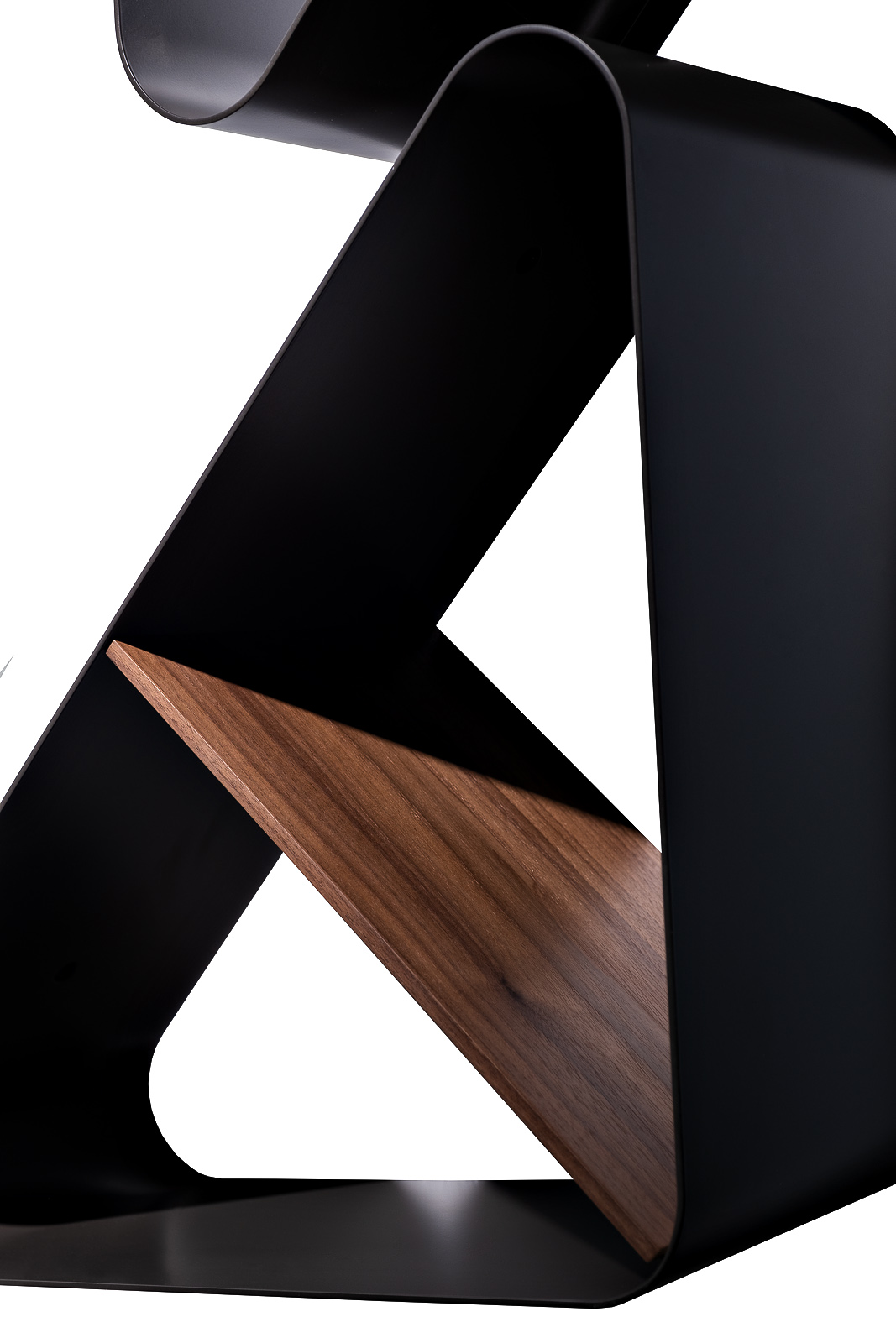 Стеллаж металл/шпон 3