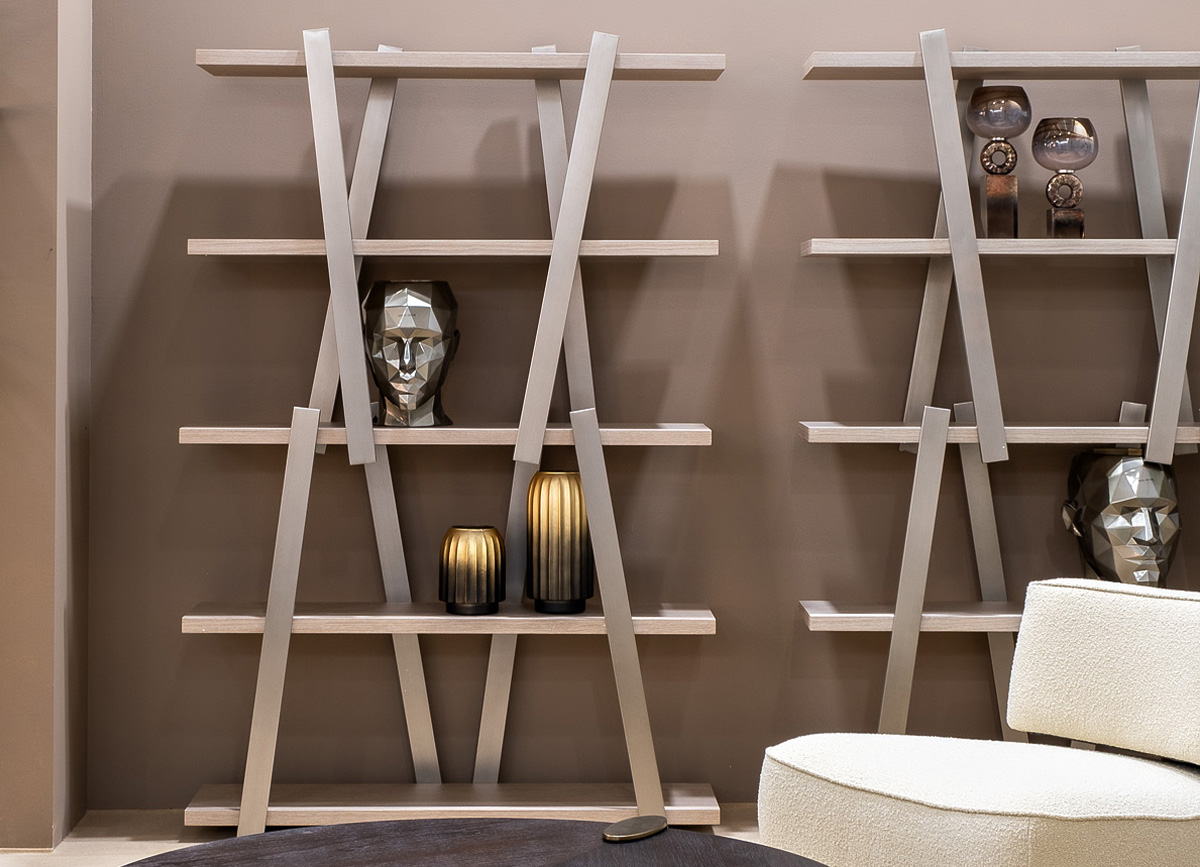 Стеллаж с полками из МДФ 7