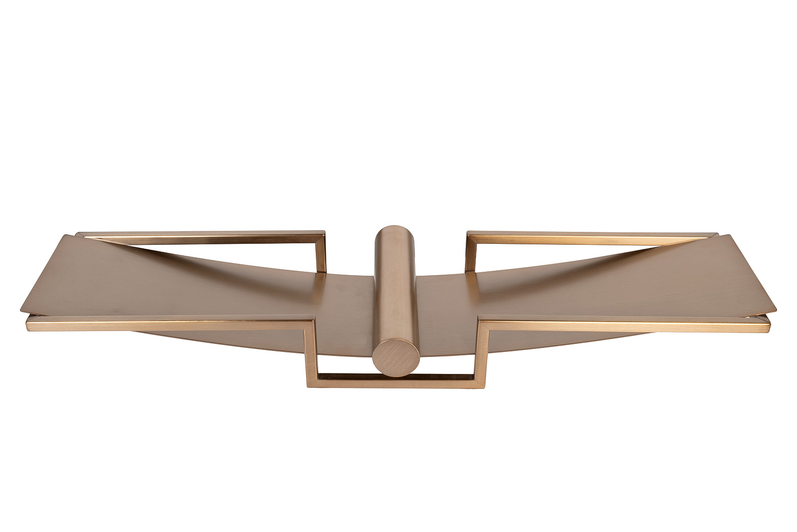 Ваза декоративная цвет матовая бронза 1