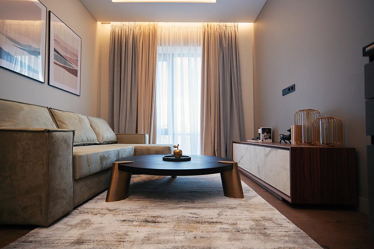 Стол журнальный низкий Конг (Kong) темный орех 4