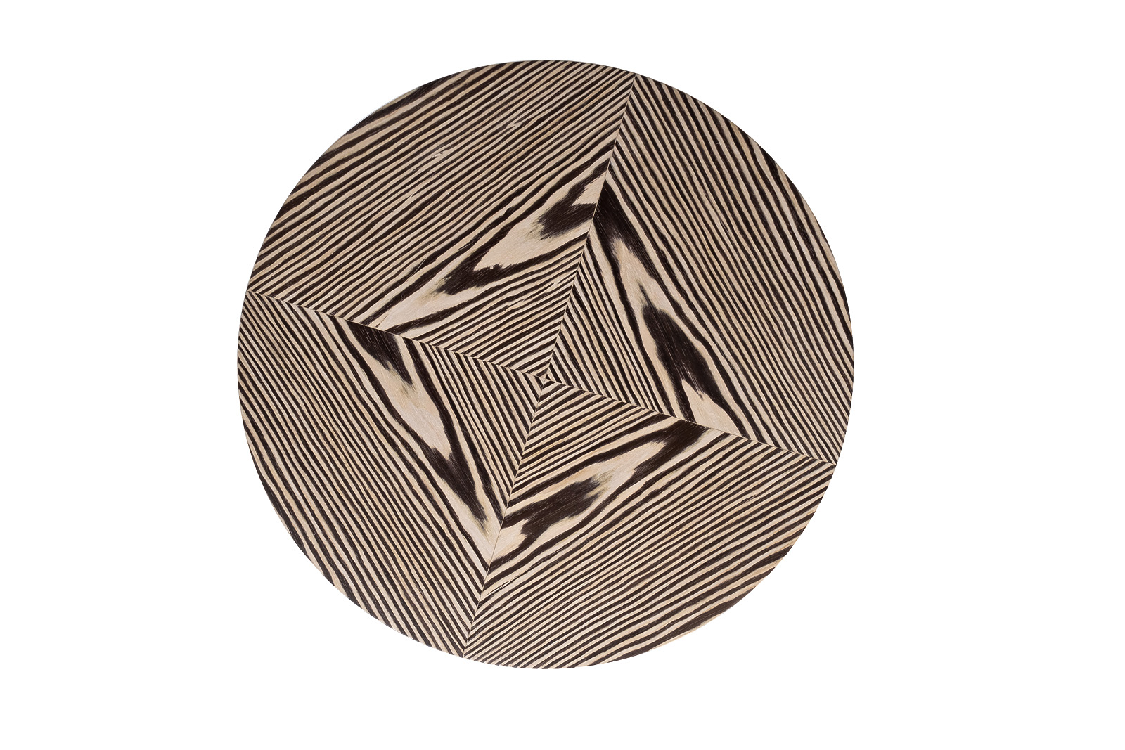 Столик журнальный Зебрано (Zebrano) круглый 2