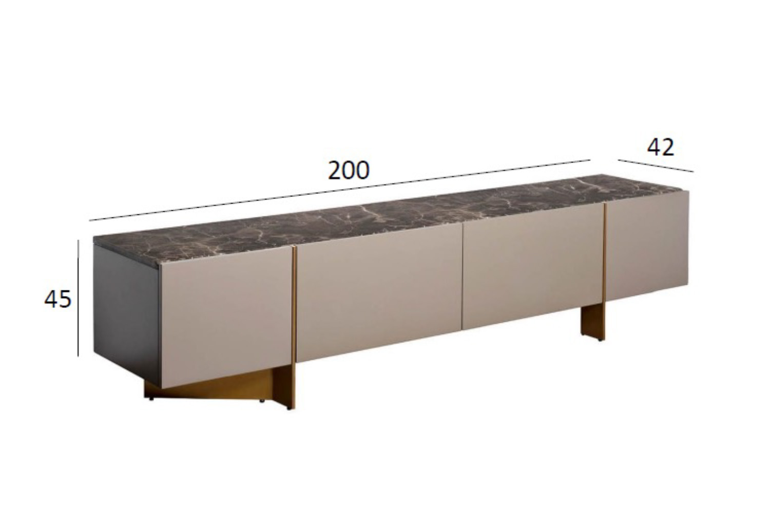 Тумба под телевизор «Дверь» (Gate) 7