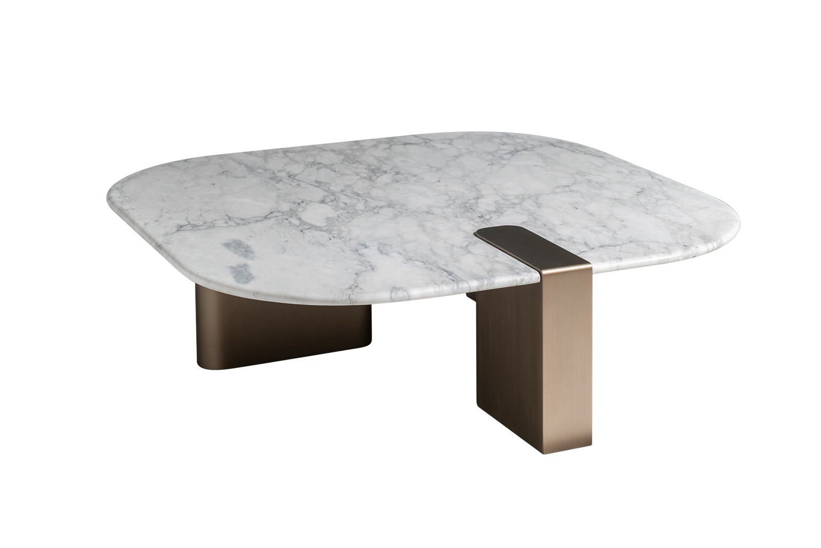 Стол журнальный Брендон (Brandon) мраморный 2
