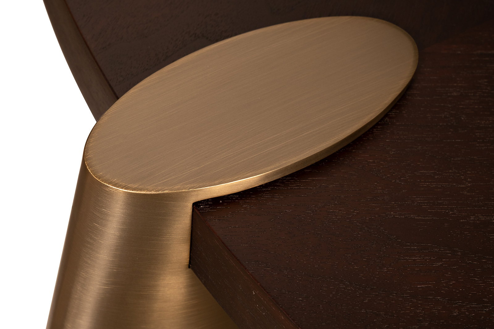 Стол журнальный низкий Kong темный орех 2