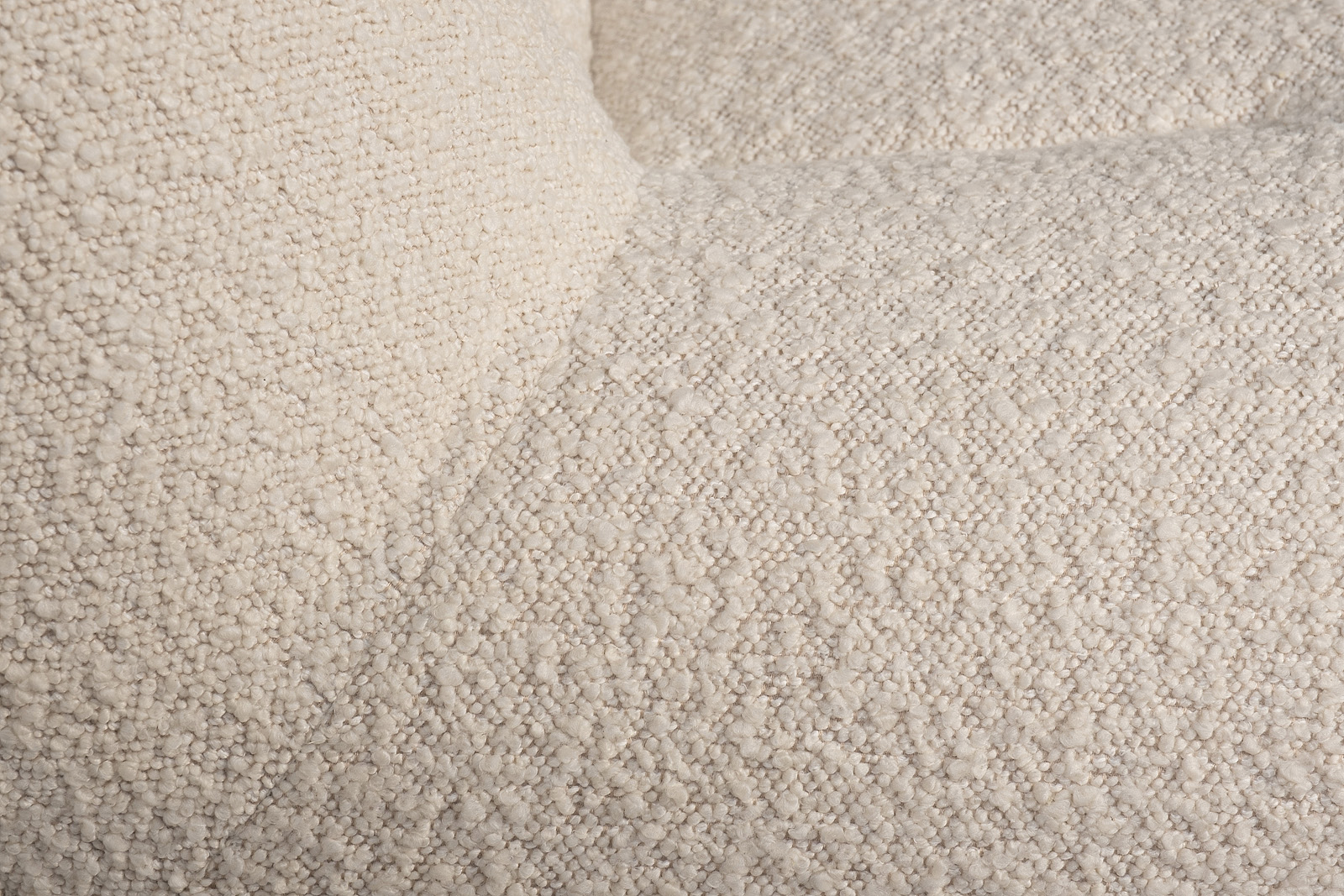 Кресло без подлокотников букле бежевое 4