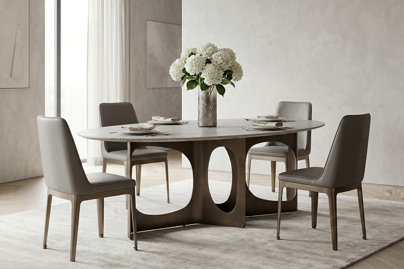 Стол обеденный Травертин (Travertine) 7