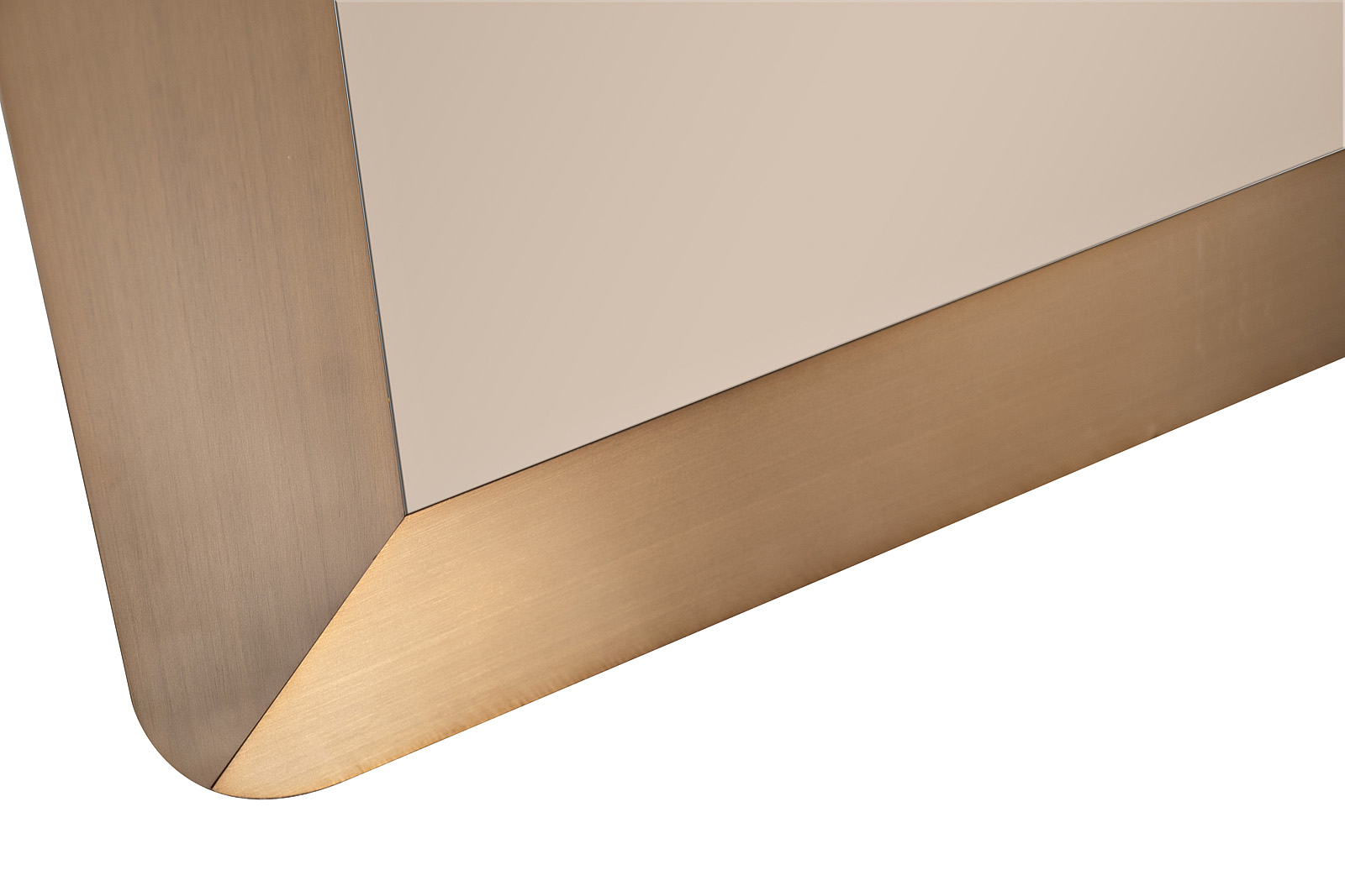 Зеркало напольное в раме матовая бронза 2