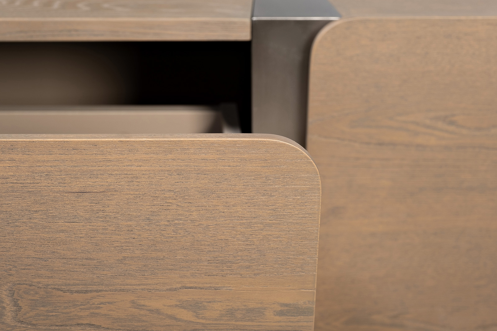 Тумба под телевизор Smooth шпон ясеня 6