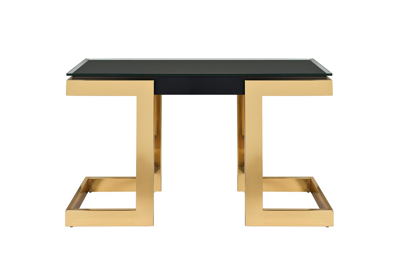 Консоль Марбелла (Marbella) черная/золото 1