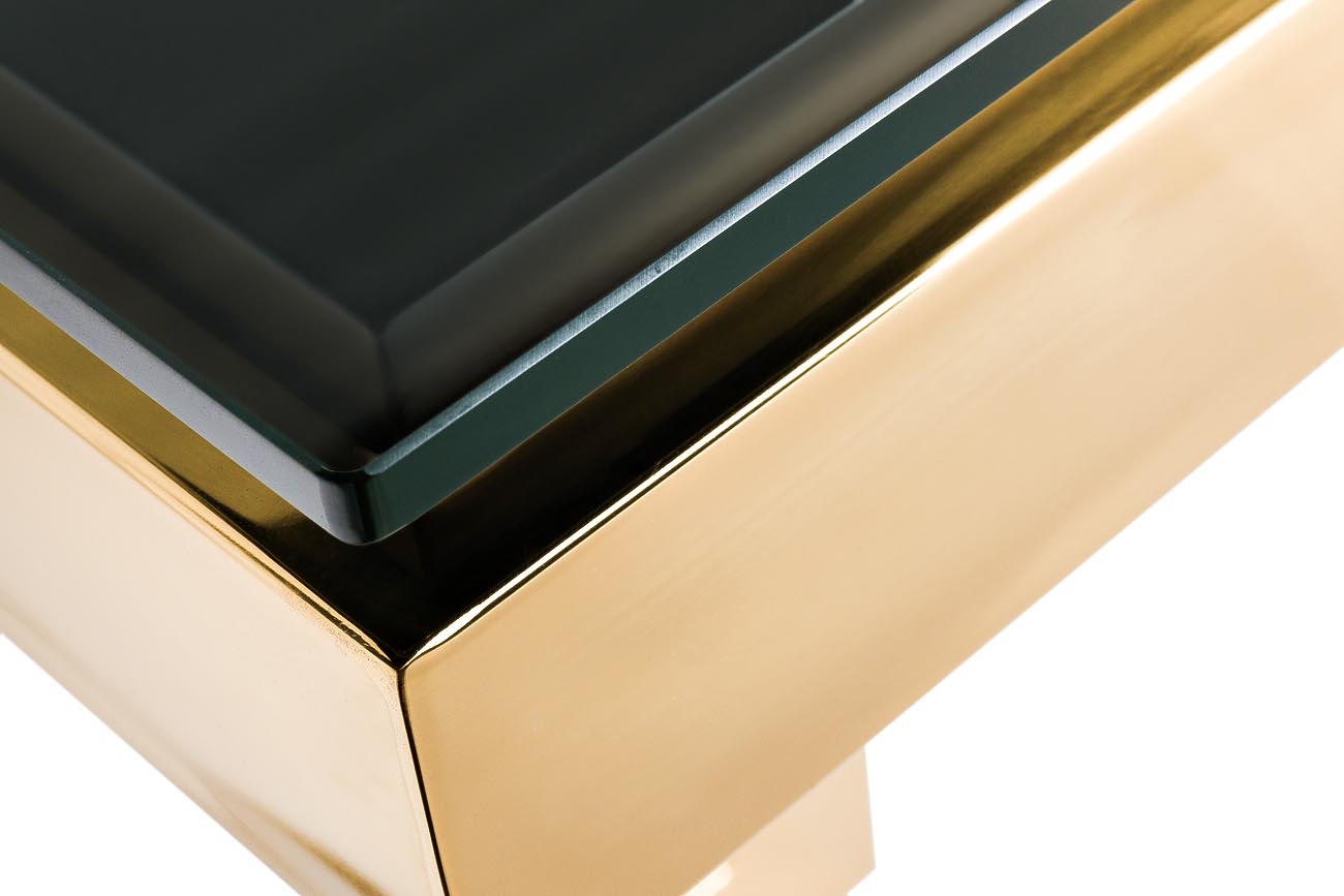 Консоль Marbella черная/золото 3