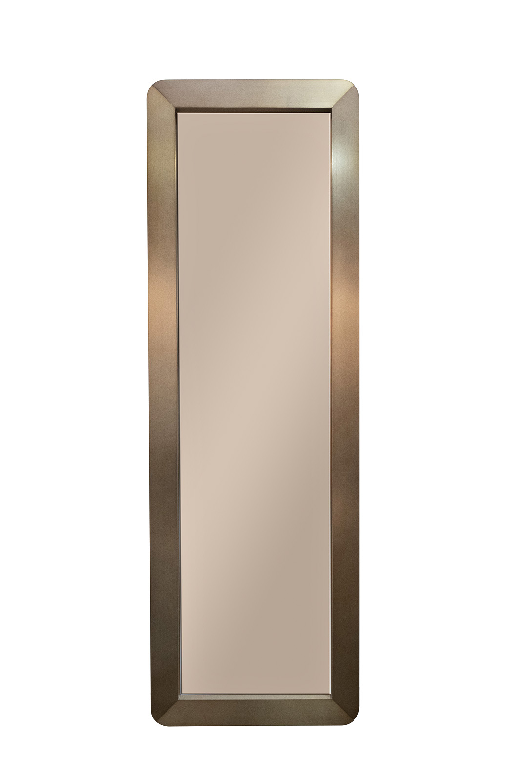 Зеркало напольное в раме матовая бронза 1