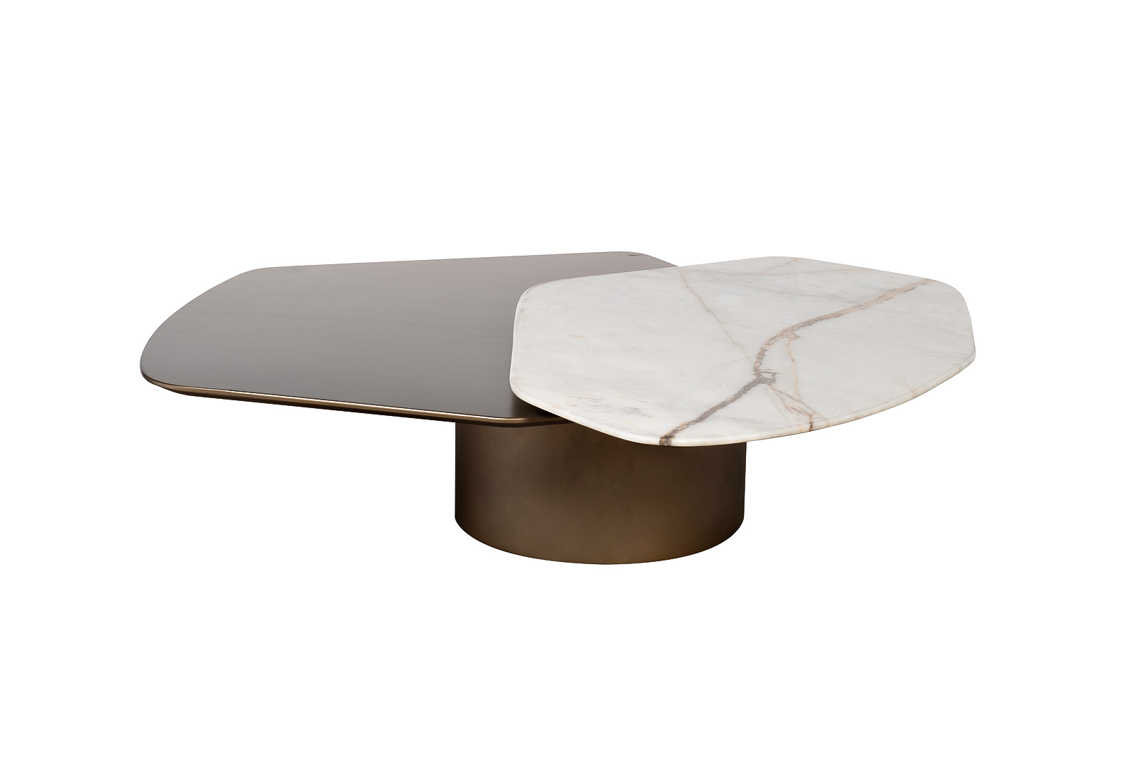 Стол журнальный Остров (Island) с мрамором 1