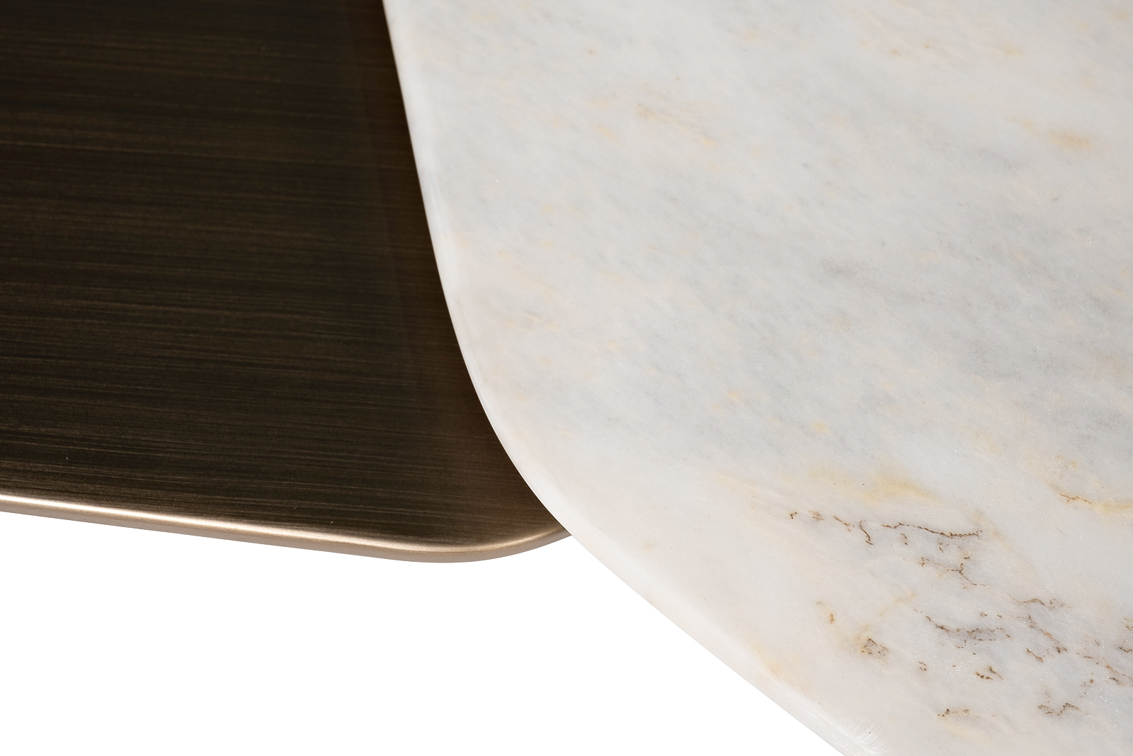 Стол журнальный Остров (Island) с мрамором 3