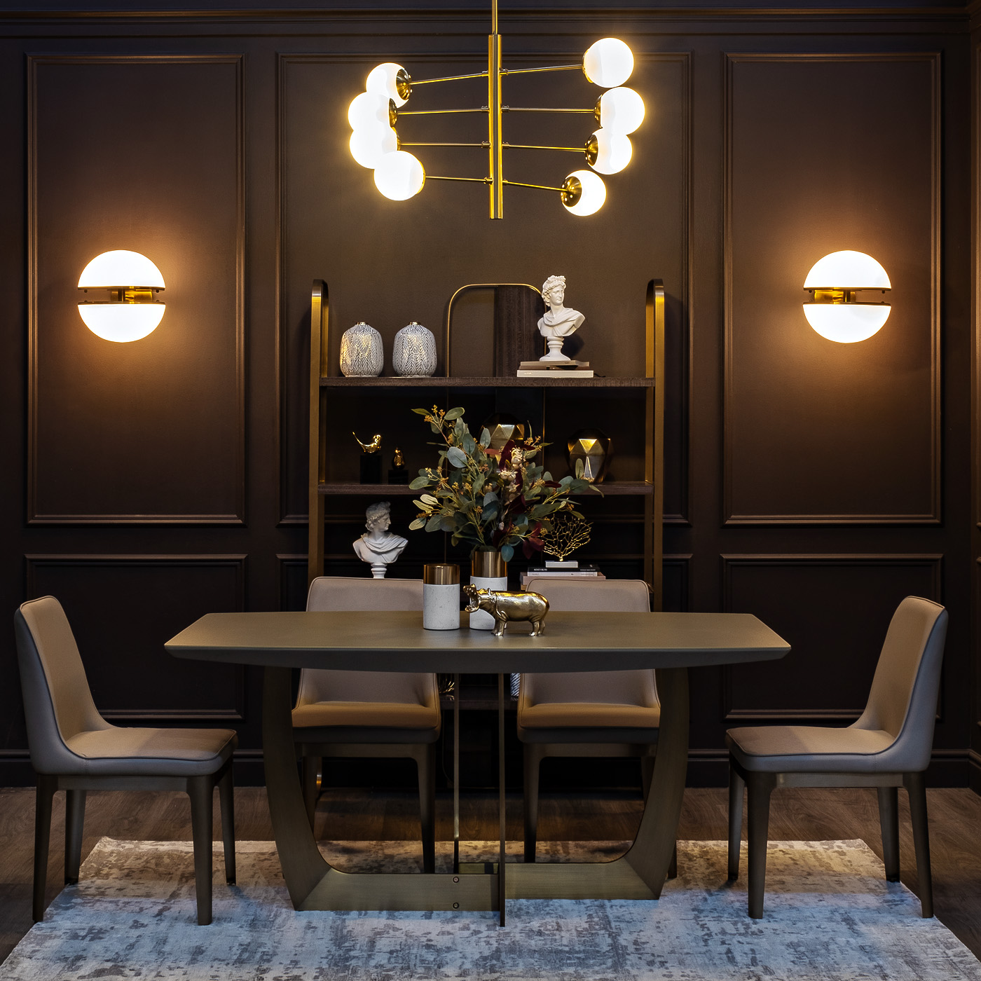 Стул обеденный Bel Air светло-серый 7