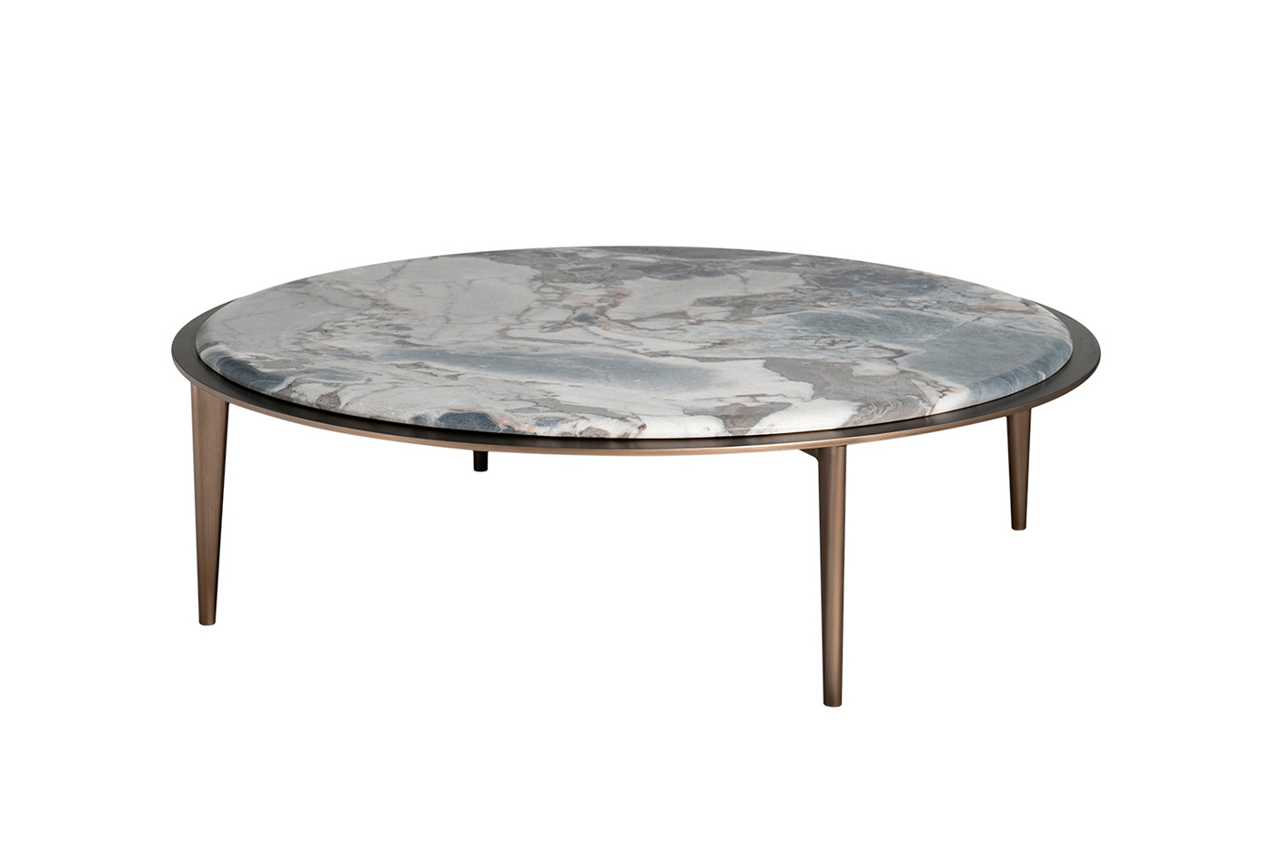 Стол журнальный круглый мраморный 1