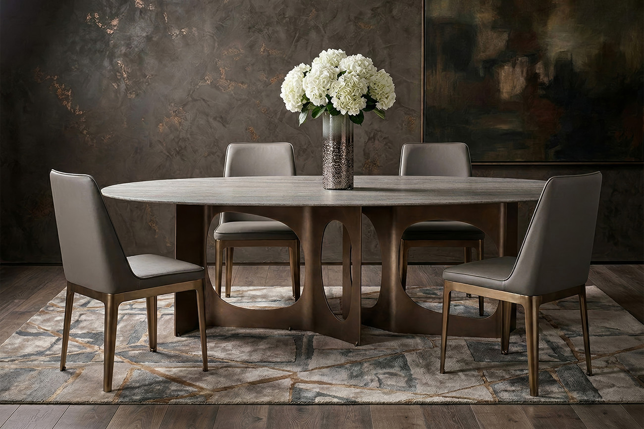 Стол обеденный Травертин (Travertine) 6