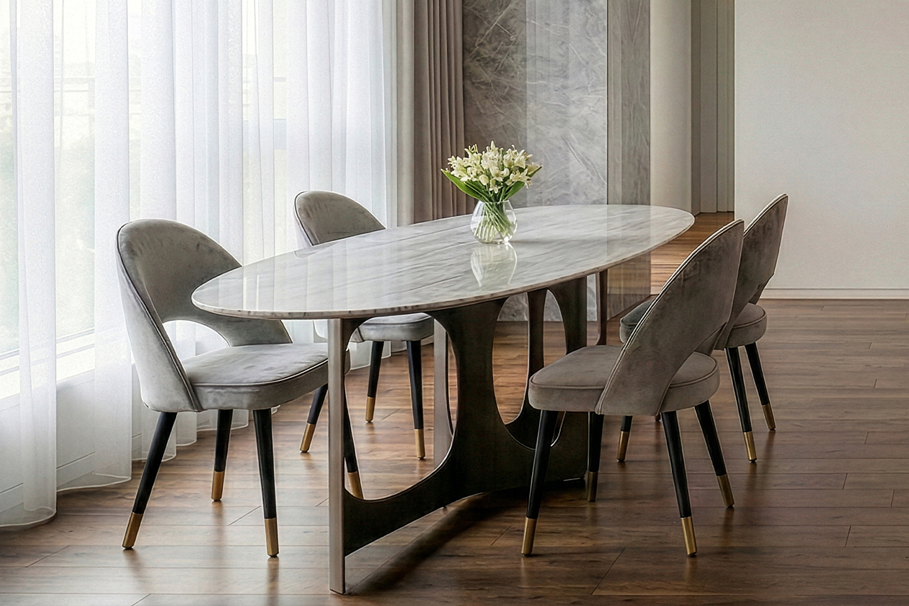 Стол обеденный Травертин (Travertine) 8