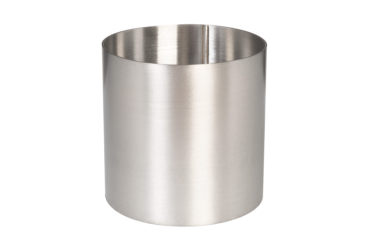 Ваза металлическая матовый никель 1