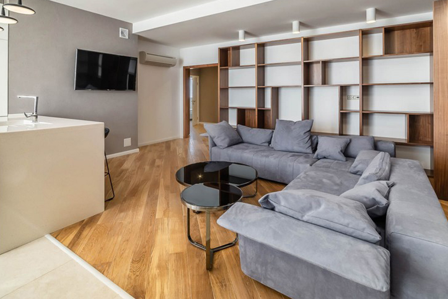 Диван в скандинавском интерьере