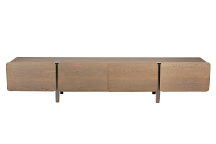 Тумба под телевизор "Закруглённый" (Smooth) шпон ясеня