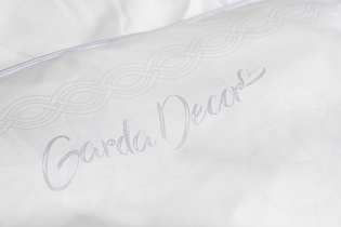 Комплект постельного белья "Фиори" сиренево-белый 220х200см с наволочками 50х70см