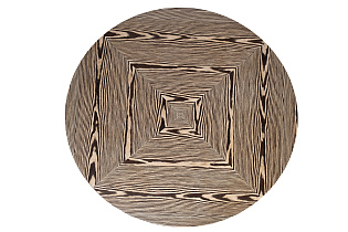 Стол журнальный Зебрано (Zebrano) круглый