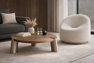 Стол журнальный Конг (Kong) светлый орех