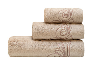 Полотенце "Лирика" 30*50 кофейное