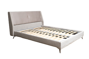 Кровать Мишель(Michelle) двуспальная серая