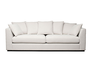 Диван Роберто(Roberto) трехместный букле кремовый