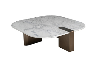 Стол журнальный Брендон (Brandon) мраморный