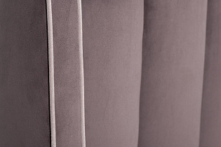 Кровать Одри(Odry) с подъемным механизмом и бельевым ящиком лилово-серая