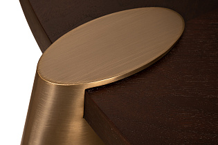 Стол журнальный низкий Kong темный орех 2 (превью)