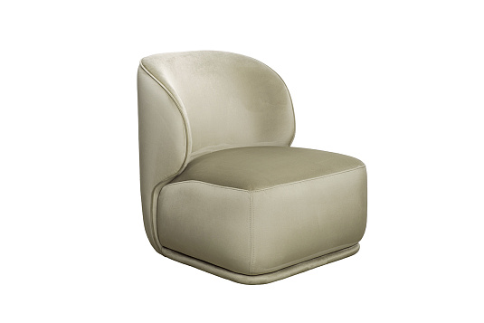 Кресло Капри Базовая(Capri Basic) велюровое оливковое