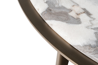 Стол журнальный круглый мраморный 3 (превью)