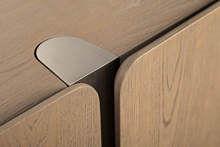 Комод "Закруглённый" (Smooth) шпон ясеня