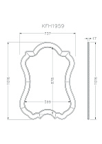 Зеркало декоративное