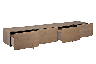 Тумба под телевизор Smooth шпон ясеня