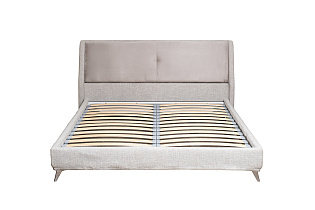 Кровать Мишель(Michelle) двуспальная серая